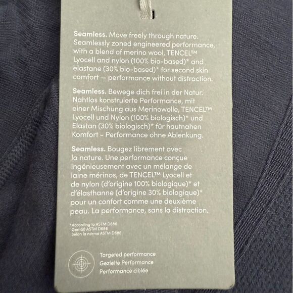 Icebreaker Merino Blend 260 Zone Knit Seamless 18” 3/4 Tights Small Graphite - Picture 6 of 8